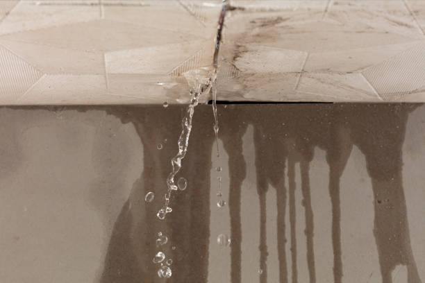 Professional Flood Damage Cleanup technician working in Paris, ME